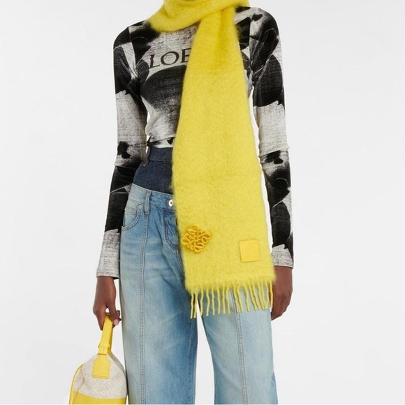 Loewe Wool And Mohair Scarf